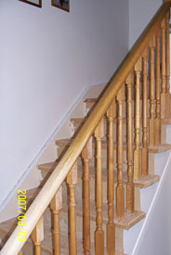 carpeted stairs to recover with hardwood