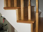 mouldings to finish off stair treads