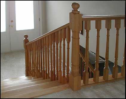 Wood Interior Railings