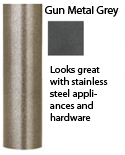 stainless grey metal spindles